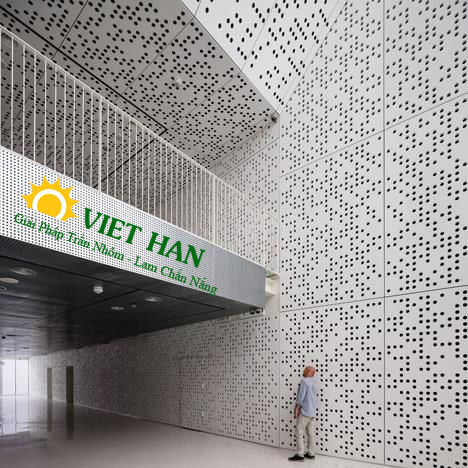 Tấm ốp nhôm đục lỗ Việt Hàn - nét đẹp tinh hoa nghệ thuật kiến trúc